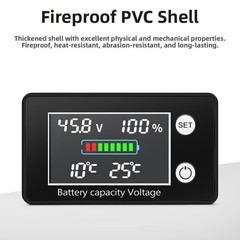 DC 10V 100V Thermostat for Voltage Display with Temperature Regulation