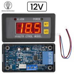 12V 24V LED 3Wire Three Digit Display DC Voltmeter Voltag Control Relay Modules