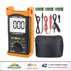 Megohmmeter with Wide Voltage Range for Safe Insulation Measurements Up to 5kV