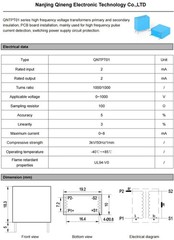 Current Transformer High Frequency PCB Mount CT 1A 5A 200:1 Voltage Sensor