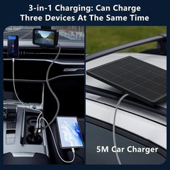 For Starlink For Mini 3-in-1 Car Power Adapter 12V to 24V DC Charging Cord