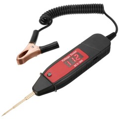 Car Digital Voltage Tester LCD Electric Test Pen Probe Detector With LED Light