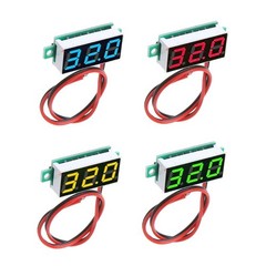 DC Voltmeter for w/ Reverse Connection for Protection Two-Wire 0.28″LED Digi