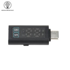 DC5-24V intelligent Digital Voltage Watt Power Meter Type-C PD100W Fast Charging