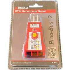 Triplett 9610 Plug-Bug GFCI Receptacle Tester