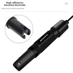 Water Testing Electrode 201H Acid Base Sensor with BNC Connector and 0-14 Range
