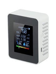 for multi Mesh Design Air Quality Detector 5in1 Indoor Carbon Dioxide TVOC