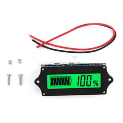 H52 Battery Capacity Indicator 12V-72V 3-20S Lead Acid Li-ion LiFePO4 Voltmeter