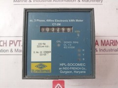 HPL Socomec CT-2M Electronic Kwh Meter 320IMP/KWH