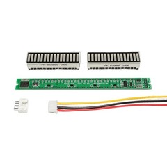 32-Segment Audio Level Indicator PCB with Adjustable Fall/Rise Settings