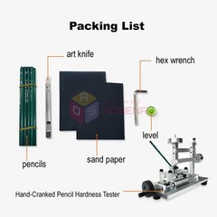 Hand-Cranked Hardness Tester Pencil Scratch Tester Coating Scratch Hardness Test