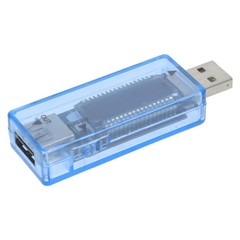 USB Power Meter – DC 4-20V 0-3A, Digital Voltage and Current Tester with LCD