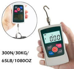 Digital Force Gauge Push Pull Meter with Max Load Value 300N For Spring Tape