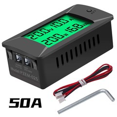 Digital Voltmeter Ammeter Power Energy Meter DC 0-300V 50-100A LED Display Shunt