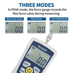 Digital Push Pull Force Gauge Portable High Precision Dynamometer Pull Tester
