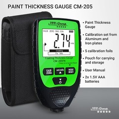 Paint Thickness Meter CM-205FN | Best Mil Coating Depth Gauge Tester for Cars