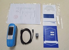 60 Degree Glossmeter Gloss Meter with 0-1000GU Data Storage 100 Standard Samples