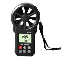 WT87A LCD Backlit Anemometer Measures For Wind Velocity and Air Temperature