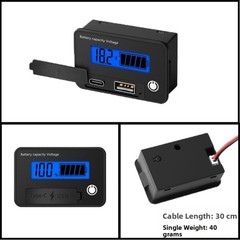 Digital Capacity and Voltage Tester for Acid Lithium for ION Batteries