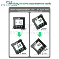 Magnetic Digital Inclinometer Level Box Gauge Angle Meter Finder Protractor Tool
