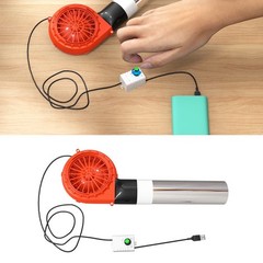 5V 1A USB Centrifugal Fan for Charcoal Cooking and Outdoor Grilling Airflow