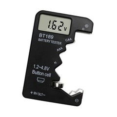 Digital Battery Capacity Tester Meter for AA AAA C D 9V Button Cells Voltage USA