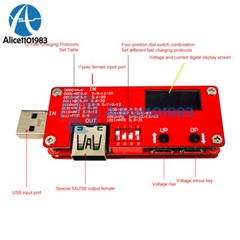 PD2.0 3.0 Protocol Fast Charge Test Board Decoy Voltmeter QC3.0 Voltage detector