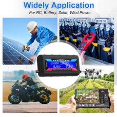 High Precision Watt Meter Power Analyzer 2 PCS Digital LCD Monitor Display