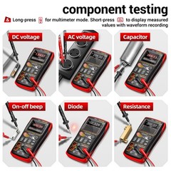 ACDC Voltage and Current Tester with Thermal Imaging for 2 in 1 Digital