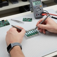 Four Wire Standard Resistor Calibration Board with Calibrated and Blank Options