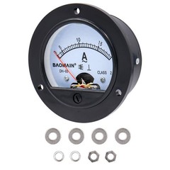 Baomain DH-65 Round Shaped AC 0-20A Analog Panel Meter Ammeter Gauge