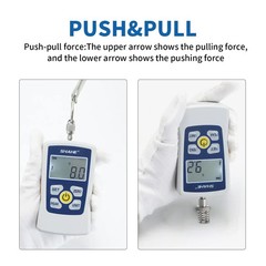 Digital Push Pull Force Gauge Portable High Precision Dynamometer Pull Tester