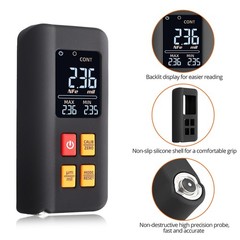 Car Paint Coating Thickness Gauge 0~1500µm Digital Depth Tester Fe/NFe Probe