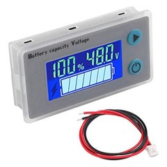 10-100V Battery Monitor LCD 12V 24V 36V 48V Digital Battery Capacity Voltmeter
