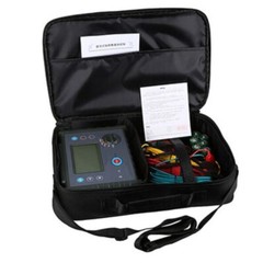 Ground Resistance Tester Digital Earth Resistance Meter Data Storage 500 Groups