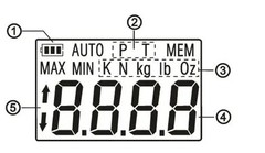 Digital Push Pull Force Gauge Portable High Precision Dynamometer Pull Tester