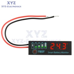 DC7-55V Lithium Battery Level Indicator Tester LED Battery Voltage Power Monitor