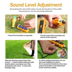 KOLSOL F02 Underground Wire Locator Cable Tester With Earphone for Locate Wires