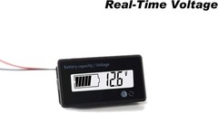 DC 12V 24V 36V 48V 72V Battery Meter, Battery Capacity Voltage Monitor Gauge …