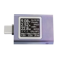 Type-C Interface Large Screen Charger Detector Current Capacity Testing Meter