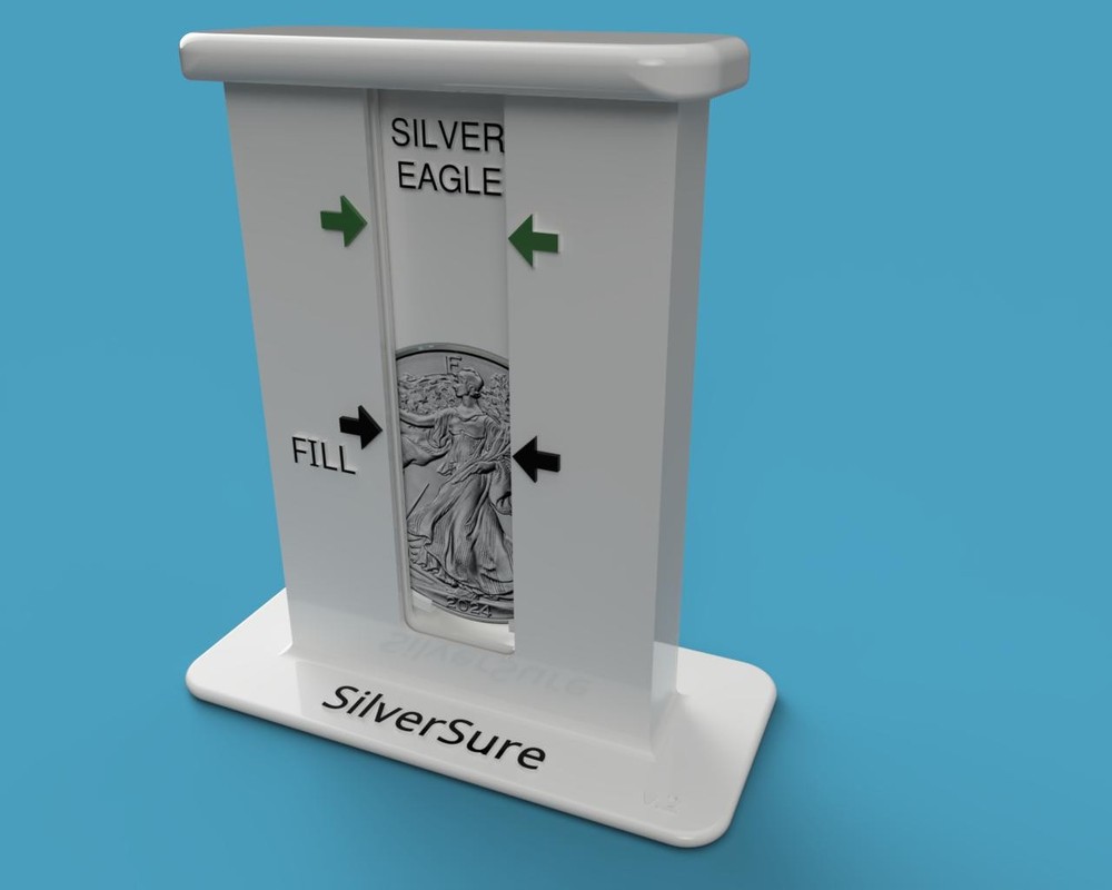 SilverSure – American Silver Eagle Density & Volume Displacement Tester