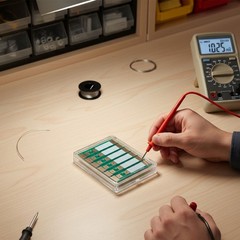 Four Wire Resistance Calibration Board with Six Resistance Values for Testing