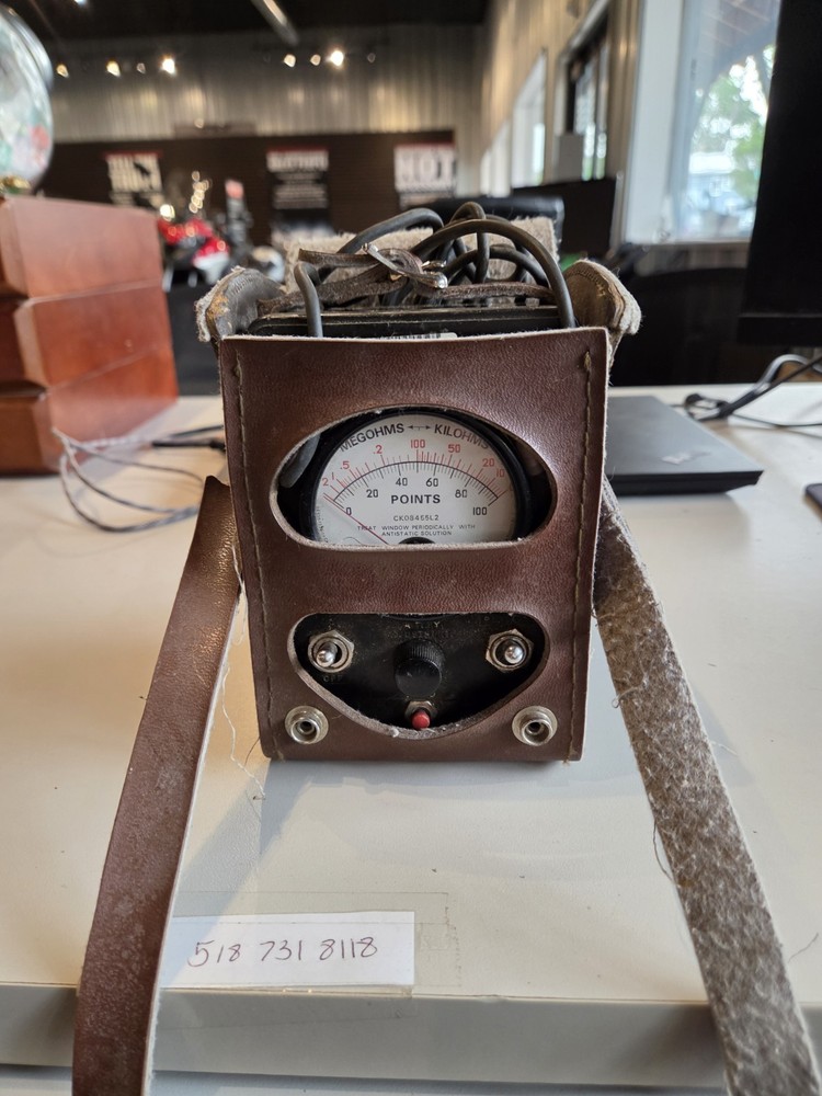 Simpson Teledata 8455 Line Loop Tester – Megohms Kilohms Meter Great Condition