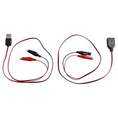 For Alligator Clip USB Power Cord 60CM for Voltage and Current Testing