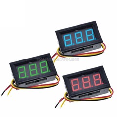 DC 0-100V LED Digital Display Blue/Red/Green Voltmeter LED Voltage Panel Meter
