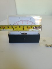 Vintage MERSER ELECTRONICS 0-15/0-50 Dual Scale Panel meter
