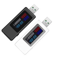 DC 4-30V USB Current Voltage Timing Power Capacity Tester LCD Display Detector