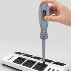 High Torque Electric Pen Test Screwdriver Dual Colored Light Magnetic Bit AE