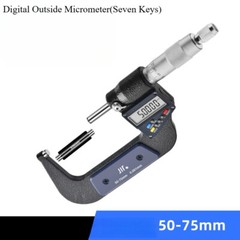 Digital Micrometer 0-100mm Electronic Outside Micrometers Chrome Plated Caliper