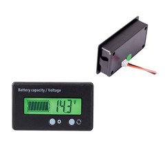 12V/24V/36/48V Battery Status Charge LCD Digital Indicator Monitor Meter Gaugejv